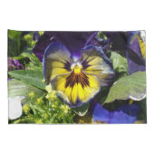 HOUSSE D'OREILLERS PANSIES ! (Dos-Droit)