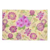 Housse D'oreillers Pansies Floral Simple Étui (Dos)