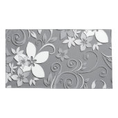Housse D'oreillers papier peint fleurs 2 (Dos)
