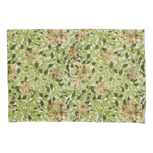 Housse D'oreillers Papier peint floral Chèvrefeuille miel de William