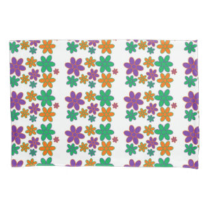 Housse D'oreillers Papier Tissu les années 70 style super