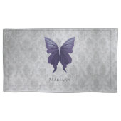 Housse D'oreillers Papillon à bijoux pourpre (devant)