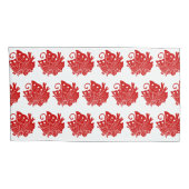 Housse D'oreillers Papillon asiatique Japonais Conception Kamon (Dos-Droit)