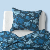 Housse D'oreillers Papillon bleu fantaisiste
