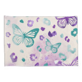 Housse D'oreillers Papillon léopard blanc (Dos-Droit)