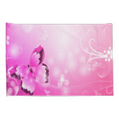 Housse D'oreillers Papillon magenta (Dos-Droit)