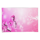 Housse D'oreillers Papillon magenta (devant-Droit)