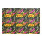 Housse D'oreillers Papillon monarque sur marigold rose (Dos)