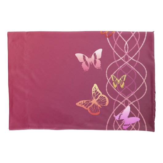 Housse D'oreillers Papillons (devant-gauche)