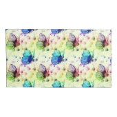 Housse D'oreillers Papillons d'aquarelle (Dos-Droit)