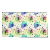 Housse D'oreillers Papillons d'aquarelle (Dos-gauche)