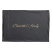 Housse D'oreillers Pâque de pesach hébraïque Mandala noir et or (Dos)