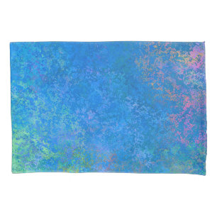 Housse D'oreillers Par l'encre d'alcool de mer, Abstraite acrylique