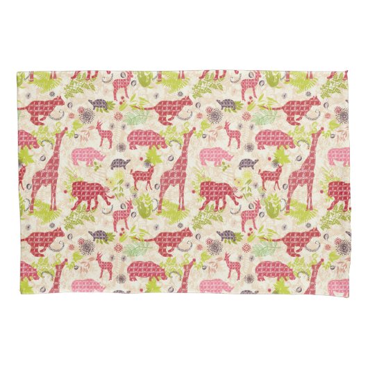 Housse D'oreillers Paradis de jungle (devant-gauche)