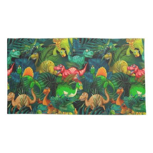 Housse D'oreillers Parc Dinosaur (Dos)