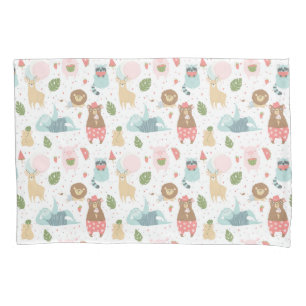 Housse D'oreillers Paresse et motif d'amis