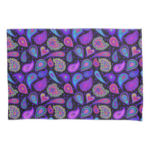 Housse D'oreillers Parfaitement Violet Paisley Plutôt