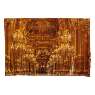 Housse D'oreillers Paris Opéra Garnier Vue Intérieure