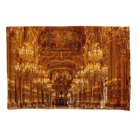 Housse D'oreillers Paris Opéra Garnier Vue Intérieure (devant)