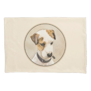 Housse D'oreillers Parson Jack Russell Terrier Peinture - Chien Art