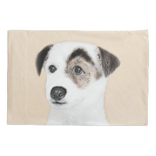 Housse D'oreillers Parson Jack Russell Terrier Peinture - Chien Art