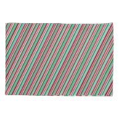 Housse D'oreillers Parties scintillant Candy Stripes (Dos-gauche)