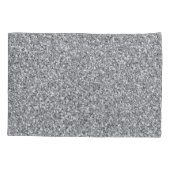 Housse D'oreillers Parties scintillant d'argent métallique (Dos)