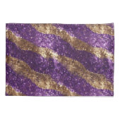 Housse D'oreillers Parties scintillant de papillons Purple Gold (Dos-gauche)