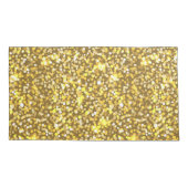 Housse D'oreillers Parties scintillant d'or (Dos-gauche)