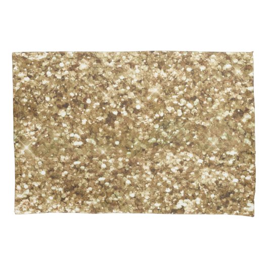 Housse D'oreillers Parties scintillant Gold Confetti (devant)
