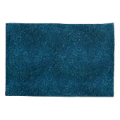 Housse D'oreillers Parties scintillant verte de minuit (Dos-gauche)