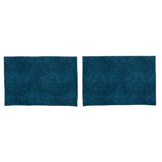 Housse D'oreillers Parties scintillant verte de minuit (devant-Set)