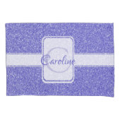 Housse D'oreillers Parties scintillant violette Coussin Coque personn (devant)