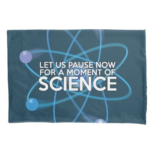 HOUSSE D'OREILLERS PARVIONS MAINTENANT D'UN MOMENT DE SCIENCE (devant)