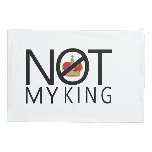 Housse D'oreillers Pas mon roi (Dos)