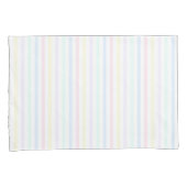 Housse D'oreillers Pastel Candy Stripe Nostalgic 1970's Pair of (devant-Droit)