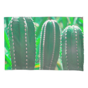 Housse D'oreillers Pastel Green Cactus plante feuilles