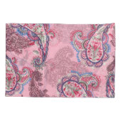Housse D'oreillers Pastel paisley, patchwork ethnique traditionnel (Dos)