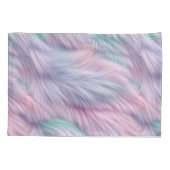 Housse D'oreillers Pastel Rainbow Fur (Dos)