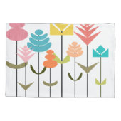 Housse D'oreillers Patch de fleurs (Dos)