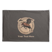 Housse D'oreillers Patch Flying Moose Aviation (Dos)