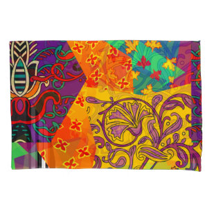 Housse D'oreillers Patchwork indien turc festier Mandala