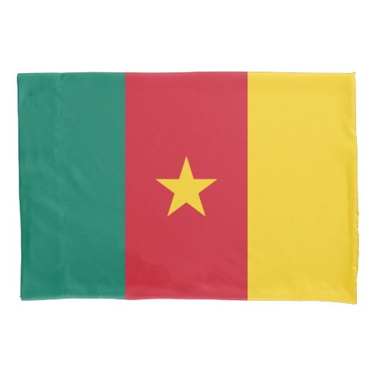 Housse D'oreillers Patriotic Cameroon (devant)