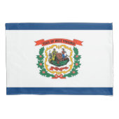 Housse D'oreillers Patriotic Single Pillowcase flag of West Virginia (devant)