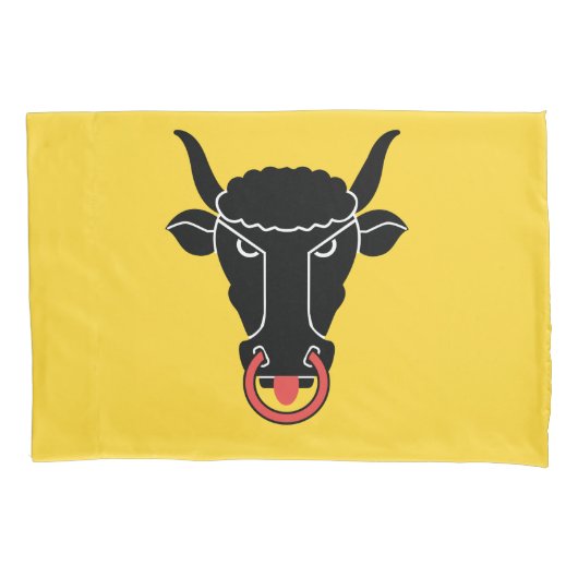 Housse D'oreillers Patriotic Single Pillowcase with flag of Uri (devant)