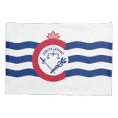 Housse D'oreillers Patriotique simple Pillowcase avec drapeau Cincinn (Dos)