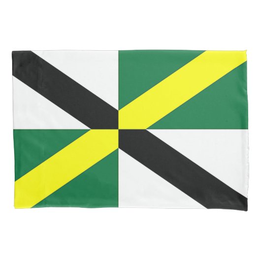 Housse D'oreillers Patriotique simple Pillowcase avec le drapeau de M (devant)