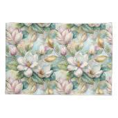 Housse D'oreillers Pattern Elegant Magnolia Flowers (Dos-gauche)