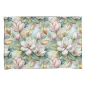 Housse D'oreillers Pattern Elegant Magnolia Flowers (devant-Droit)