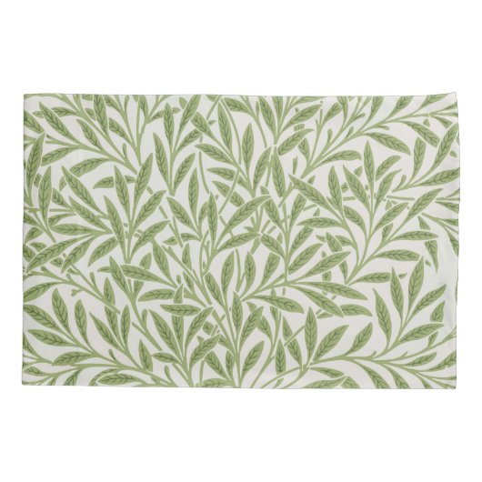 Housse D'oreillers Pattern of green leafy branches  (Dos-gauche)